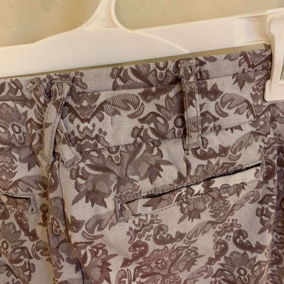 Cartonnier Anthropologie Charlie Brocade ankle pant sz 0 - Picture 4 of 8